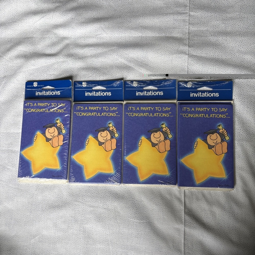 New Vintage 1970's(?)ZIGGY, American Greetings Party Invitations Congratulations